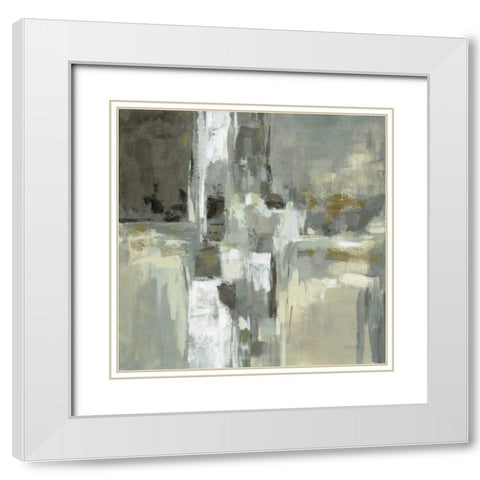 Neutral Water White Modern Wood Framed Art Print with Double Matting by Vassileva, Silvia