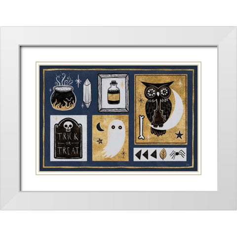 Frightfully Wicked II Dark White Modern Wood Framed Art Print with Double Matting by Averinos, Melissa