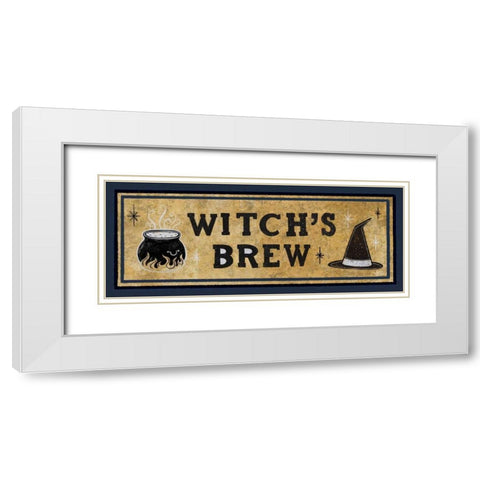Frightfully Wicked X Dark White Modern Wood Framed Art Print with Double Matting by Averinos, Melissa