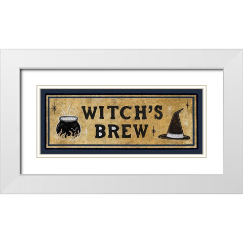 Frightfully Wicked X Dark White Modern Wood Framed Art Print with Double Matting by Averinos, Melissa
