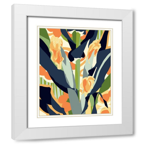 Sweet Corn White Modern Wood Framed Art Print with Double Matting by Gallagher, Megan