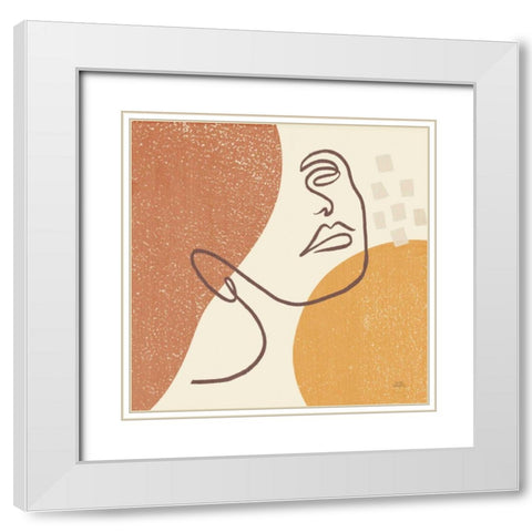 Through the Window IV White Modern Wood Framed Art Print with Double Matting by Marshall, Laura