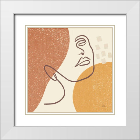 Through the Window IV White Modern Wood Framed Art Print with Double Matting by Marshall, Laura