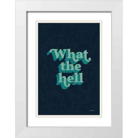 What The White Modern Wood Framed Art Print with Double Matting by Thorns, Becky