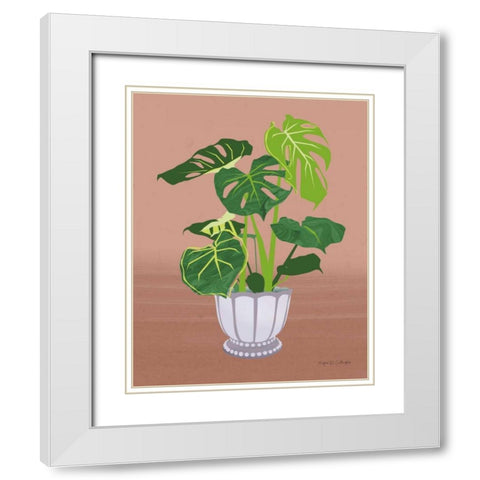 The Great Indoors V White Modern Wood Framed Art Print with Double Matting by Gallagher, Megan