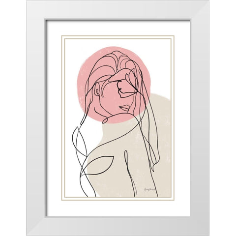 Planted III White Modern Wood Framed Art Print with Double Matting by Thorns, Becky