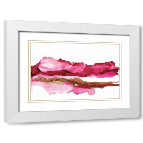 Coastal Ink VI White Modern Wood Framed Art Print with Double Matting by Paschke, Chris