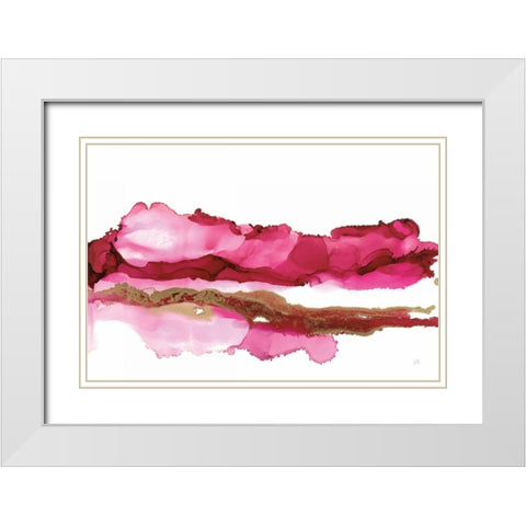 Coastal Ink VI White Modern Wood Framed Art Print with Double Matting by Paschke, Chris