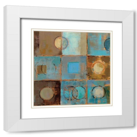 Pass Way II White Modern Wood Framed Art Print with Double Matting by Vassileva, Silvia