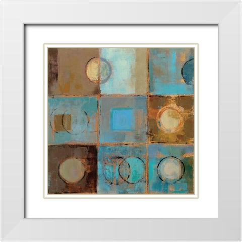Pass Way II White Modern Wood Framed Art Print with Double Matting by Vassileva, Silvia