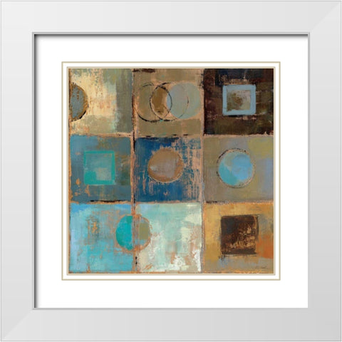 Pass Way III White Modern Wood Framed Art Print with Double Matting by Vassileva, Silvia