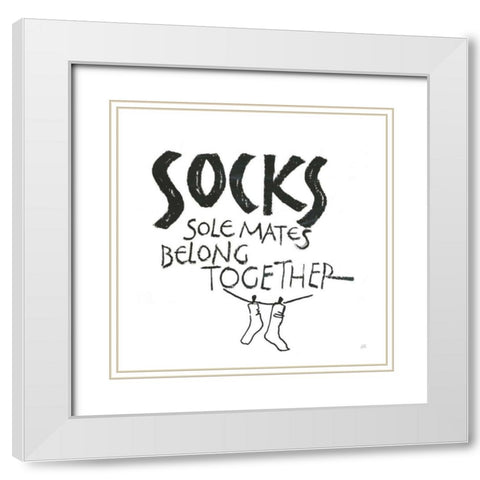 Laundry Room III White White Modern Wood Framed Art Print with Double Matting by Paschke, Chris