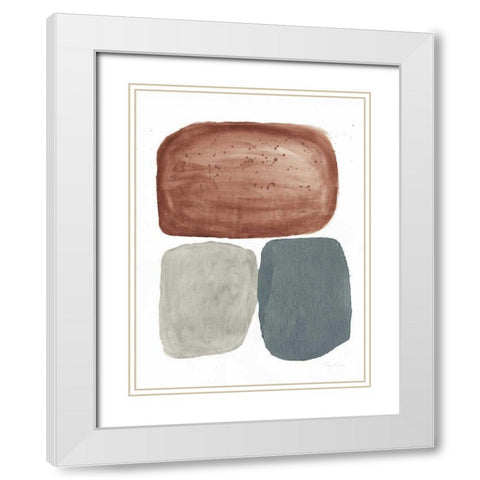 Dark Graystone White Modern Wood Framed Art Print with Double Matting by Rhue, Piper