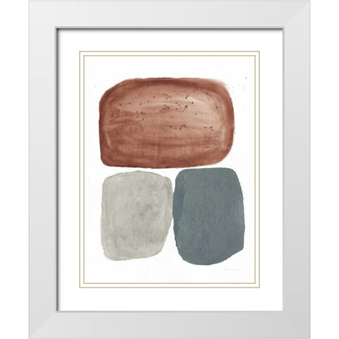 Dark Graystone White Modern Wood Framed Art Print with Double Matting by Rhue, Piper