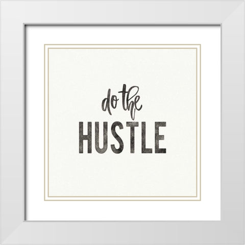Work from Home II White Modern Wood Framed Art Print with Double Matting by Wild Apple Portfolio
