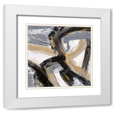 Urban Graffiti II White Modern Wood Framed Art Print with Double Matting by Vassileva, Silvia