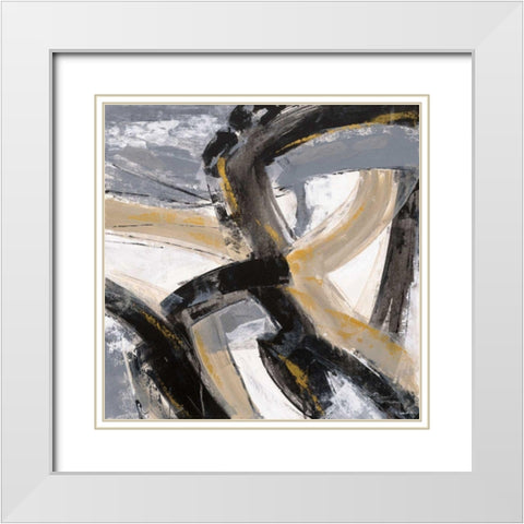 Urban Graffiti II White Modern Wood Framed Art Print with Double Matting by Vassileva, Silvia