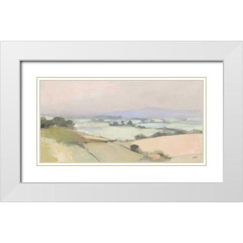Dream Valley I Neutral Crop White Modern Wood Framed Art Print with Double Matting by Purinton, Julia