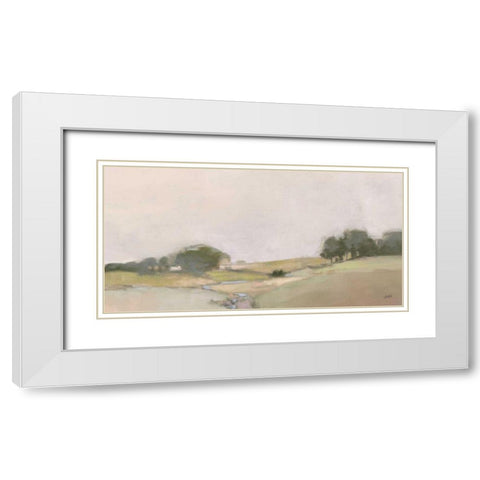 Dream Valley II Neutral Crop White Modern Wood Framed Art Print with Double Matting by Purinton, Julia