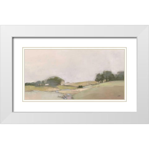 Dream Valley II Neutral Crop White Modern Wood Framed Art Print with Double Matting by Purinton, Julia
