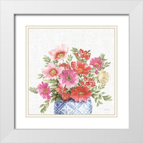 From the East III No Words White Modern Wood Framed Art Print with Double Matting by Grove, Beth