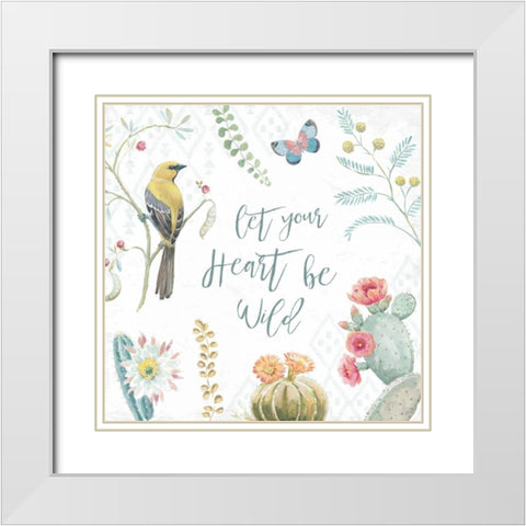Desert Beauties VIII White Modern Wood Framed Art Print with Double Matting by Brissonnet, Daphne