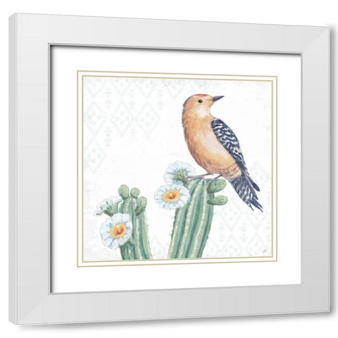 Desert Beauties X White Modern Wood Framed Art Print with Double Matting by Brissonnet, Daphne