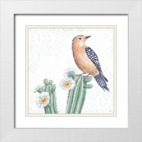Desert Beauties X White Modern Wood Framed Art Print with Double Matting by Brissonnet, Daphne