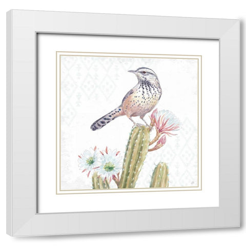 Desert Beauties XIII White Modern Wood Framed Art Print with Double Matting by Brissonnet, Daphne