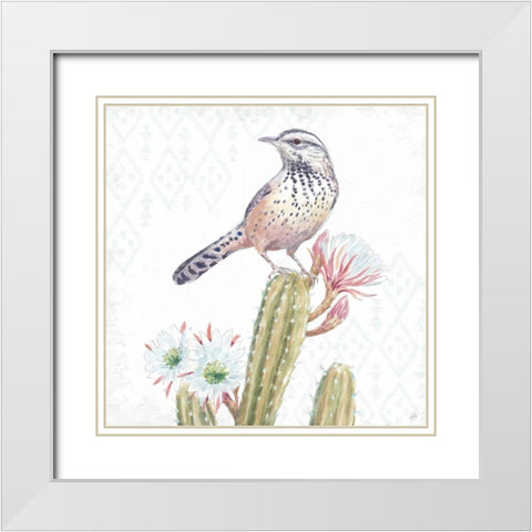 Desert Beauties XIII White Modern Wood Framed Art Print with Double Matting by Brissonnet, Daphne