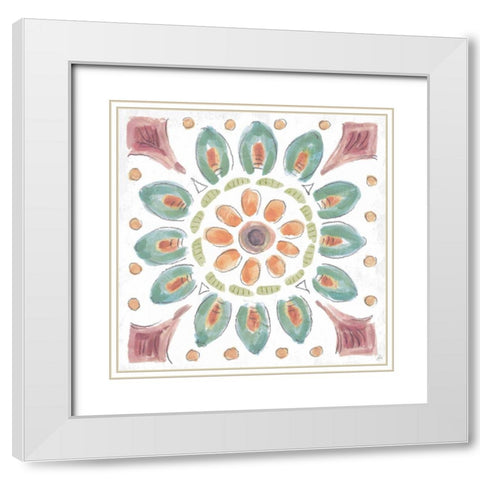 Desert Beauties XVII White Modern Wood Framed Art Print with Double Matting by Brissonnet, Daphne