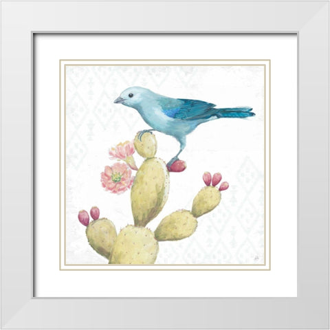 Desert Beauties XI White Modern Wood Framed Art Print with Double Matting by Brissonnet, Daphne