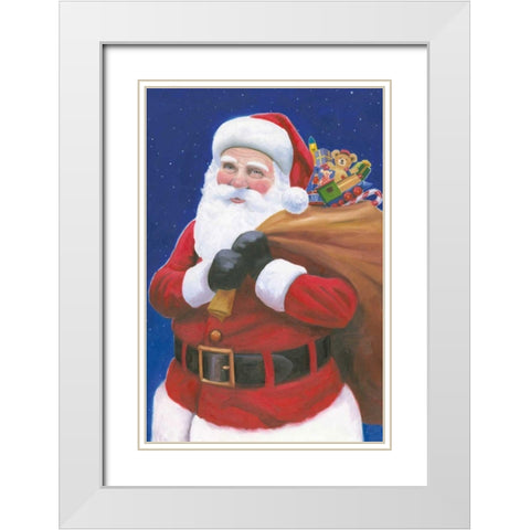 James Santa White Modern Wood Framed Art Print with Double Matting by Wiens, James