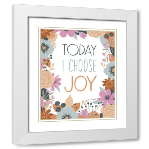 Happy Thoughts II White Modern Wood Framed Art Print with Double Matting by Tavoletti, Anne