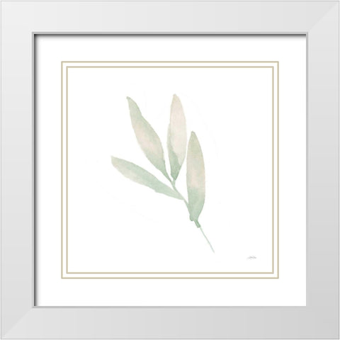 Sage III White Modern Wood Framed Art Print with Double Matting by Pete, Katrina