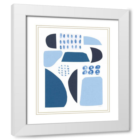 Cozy Cottage II White Modern Wood Framed Art Print with Double Matting by Prahl, Courtney
