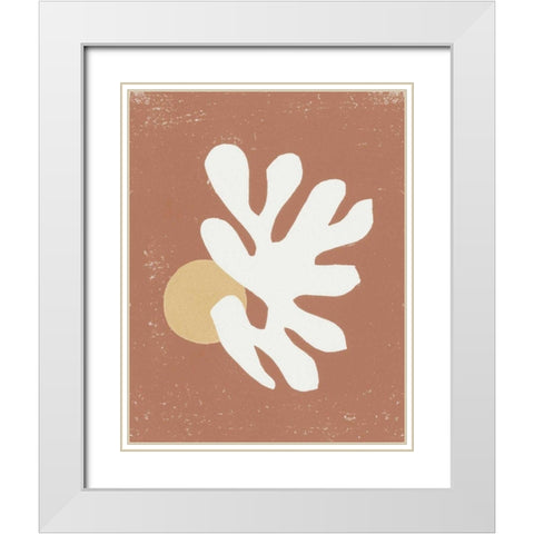 Matisse Homage III White Modern Wood Framed Art Print with Double Matting by Hershey, Moira