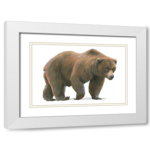 Northern Wild I White Modern Wood Framed Art Print with Double Matting by Wiens, James