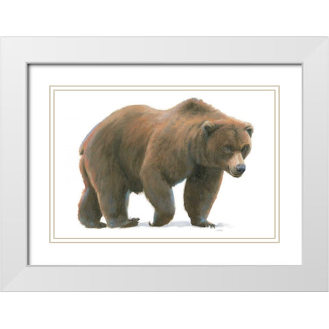 Northern Wild I White Modern Wood Framed Art Print with Double Matting by Wiens, James