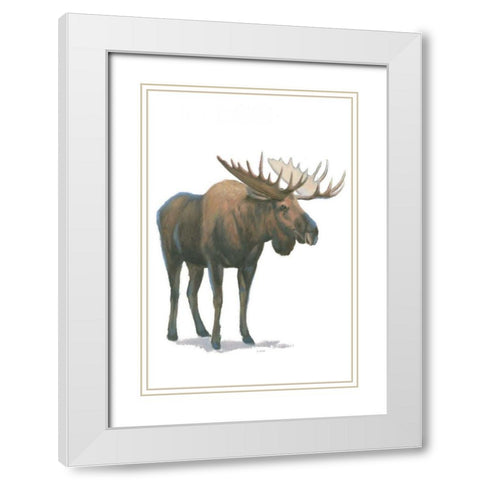 Northern Wild VI White Modern Wood Framed Art Print with Double Matting by Wiens, James