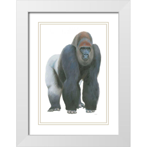 Wild and Free II White Modern Wood Framed Art Print with Double Matting by Wiens, James