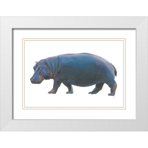 Wild and Free IV White Modern Wood Framed Art Print with Double Matting by Wiens, James
