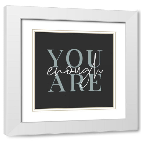 Daily Affirmations VI White Modern Wood Framed Art Print with Double Matting by Wild Apple Portfolio