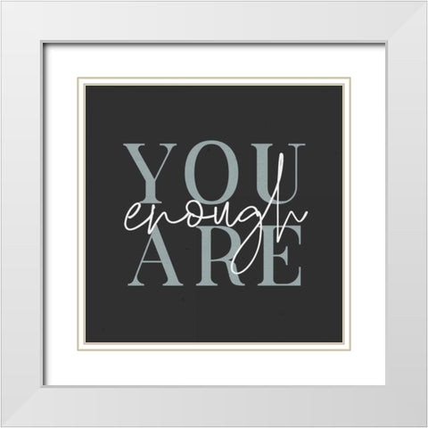Daily Affirmations VI White Modern Wood Framed Art Print with Double Matting by Wild Apple Portfolio