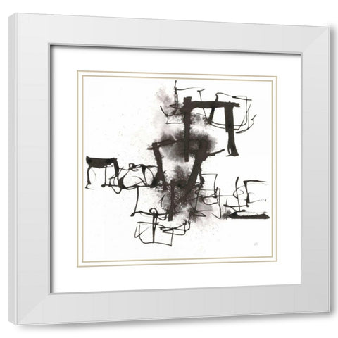 Breaking Out II White Modern Wood Framed Art Print with Double Matting by Paschke, Chris