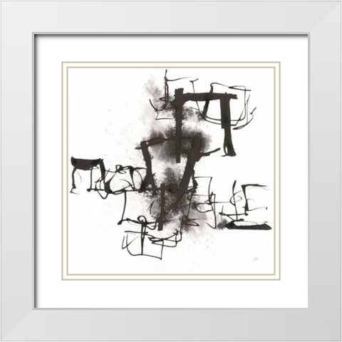 Breaking Out II White Modern Wood Framed Art Print with Double Matting by Paschke, Chris