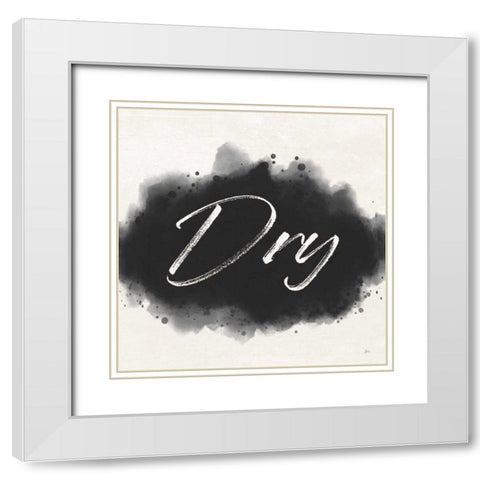 Laundry Splash II White Modern Wood Framed Art Print with Double Matting by Aiken, Jess