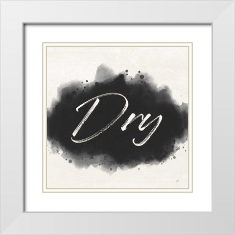 Laundry Splash II White Modern Wood Framed Art Print with Double Matting by Aiken, Jess