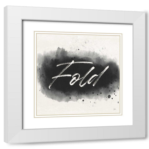 Laundry Splash III White Modern Wood Framed Art Print with Double Matting by Aiken, Jess