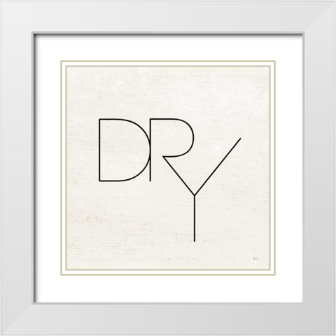 Wash Dry Fold II White Modern Wood Framed Art Print with Double Matting by Aiken, Jess